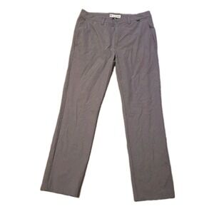 TravisMathew Mens 34x32 Performance Golf Pants Gray Lightweight Stretch Chino